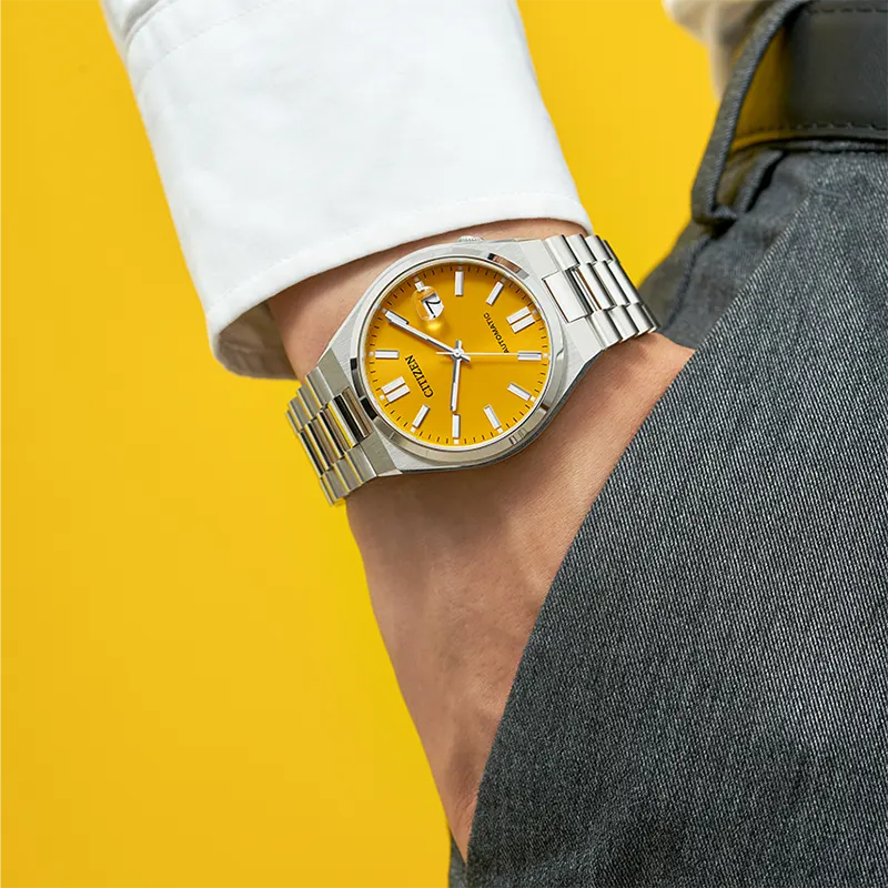 Citizen Tsuyosa Automatic Yellow Dial Men’s Watch | NJ0150-81Z
